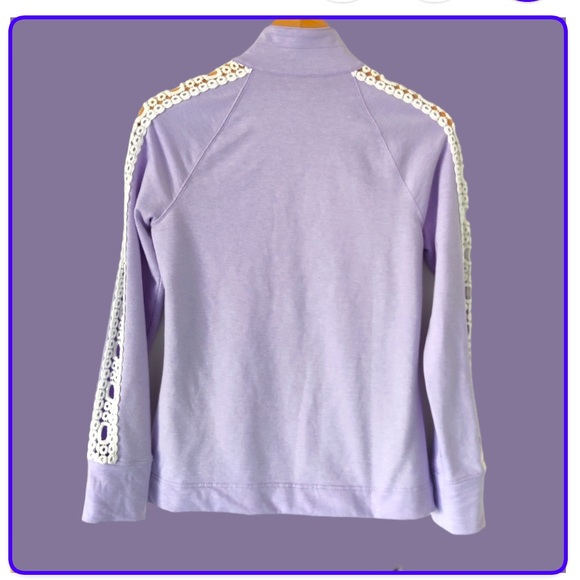 Lilly Pulitzer Skipper Popover UPF Lavender - Picture 6 of 6